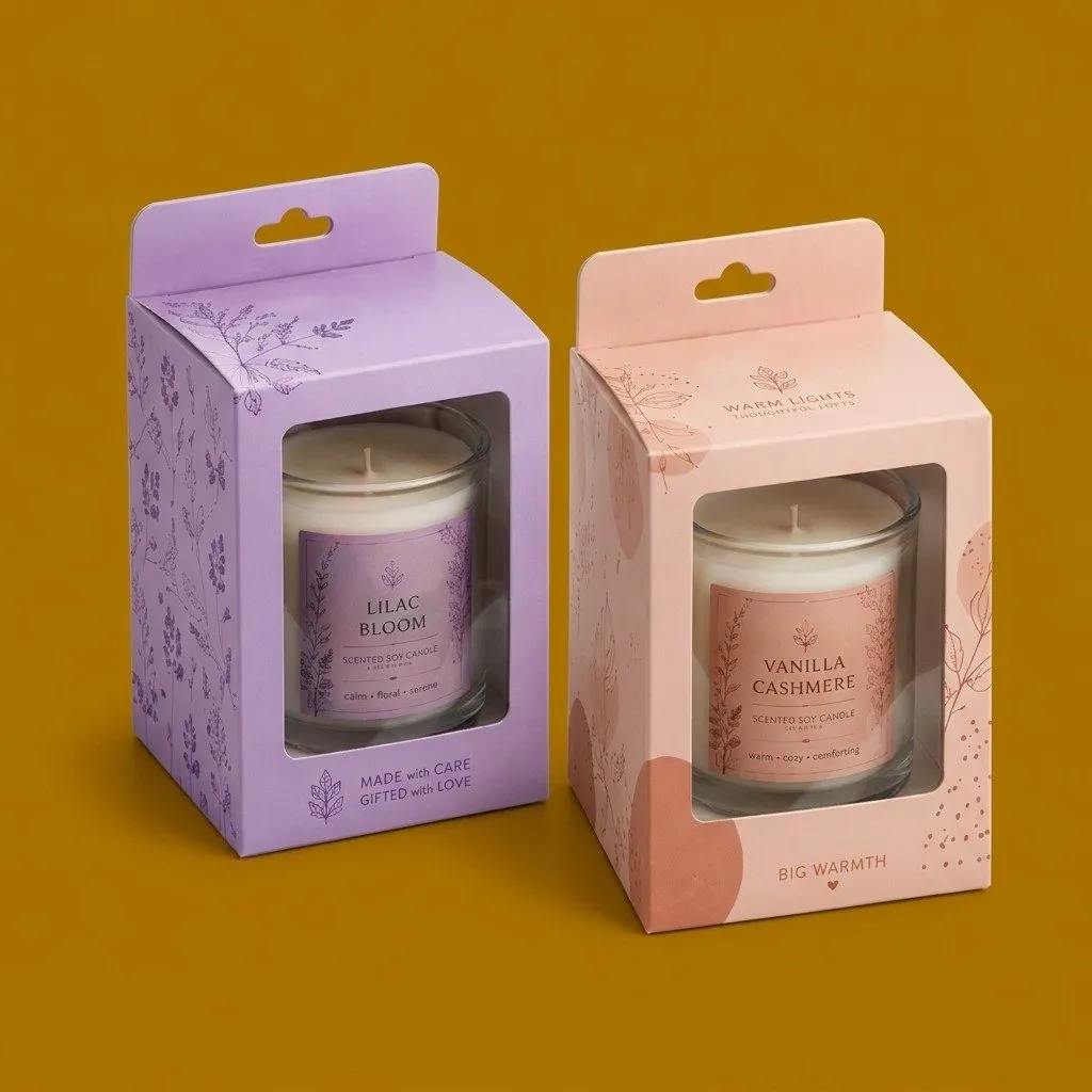 Candle Boxes with Window
